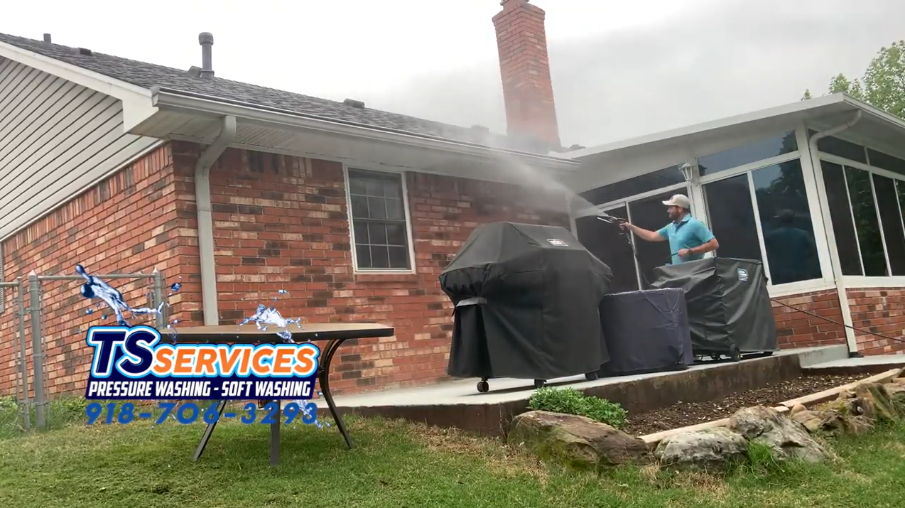 🔥 Soft Wash - House Wash - TS Services - Claremore, OK  🔥